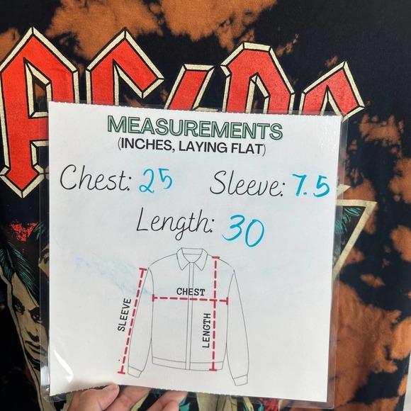 C/DC Highway to Hell T-shirt Men’s 2XL Orange Tie Die 2020 Short Sleeve Crew Nec - Picture 3 of 7